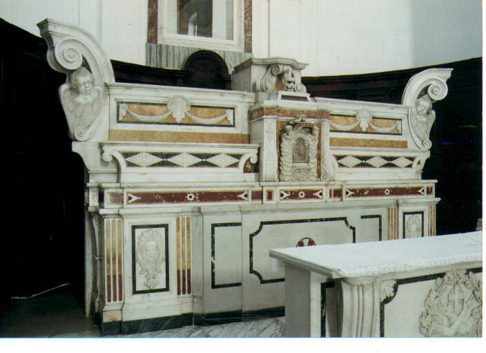 altare - manifattura Italia meridionale (fine sec. XIX)