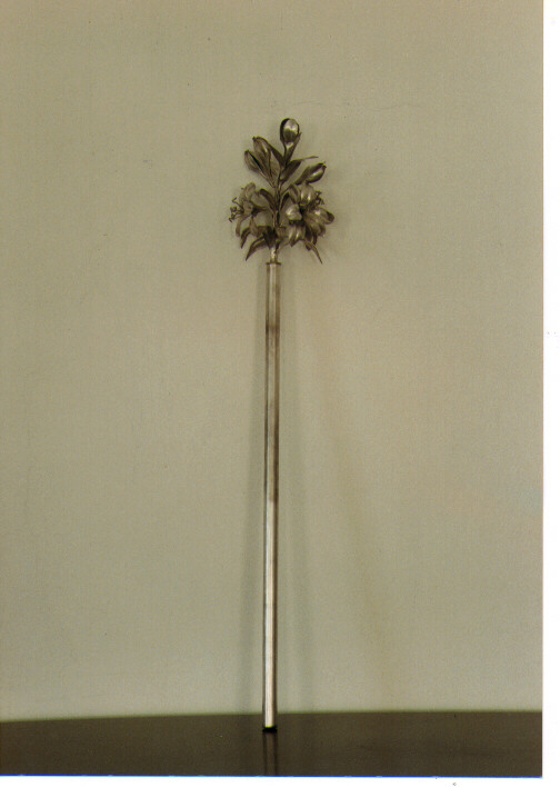 verga fiorita (attributo iconografico di immagine sacra) - ambito Italia meridionale (inizio sec. XX)