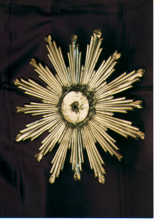 aureola di statua - ambito Italia meridionale (sec. XIX)