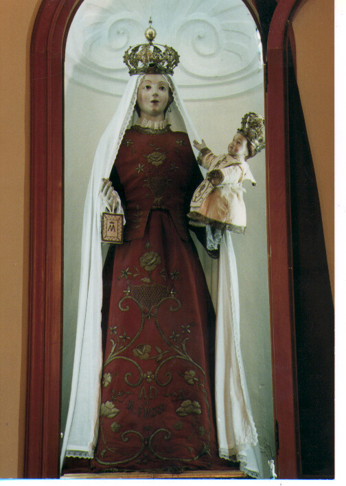 Madonna del Carmelo (statua) - ambito Italia meridionale (seconda metà sec. XIX)