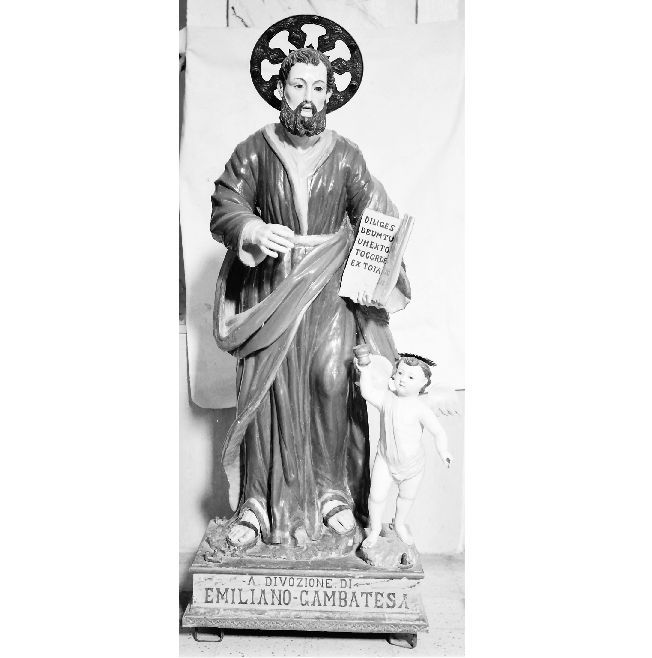 San Matteo Evangelista (statua) - ambito Italia meridionale (seconda metà sec. XIX)