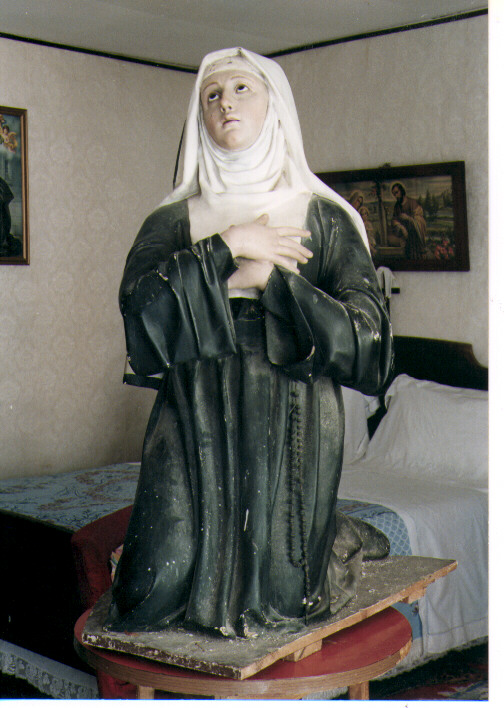 Santa Margherita Maria Alacoque (statua) - ambito Italia meridionale (seconda metà sec. XIX)