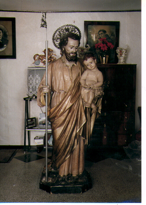 San Giuseppe e Gesù Bambino (statua) - ambito Italia meridionale (sec. XIX)