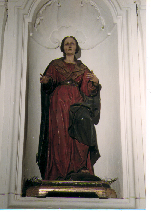 Madonna (statua) - manifattura Italia meridionale (fine/inizio secc. XVII/ XVIII)