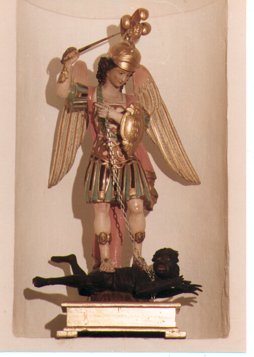 San Michele Arcangelo (statua) - manifattura pugliese (seconda metà sec. XVIII)