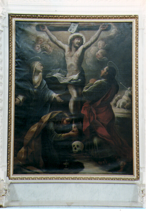 crocifissione di Cristo (dipinto) - ambito Italia meridionale (prima metà sec. XVIII)