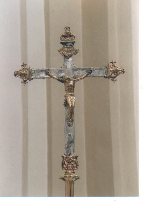 croce processionale - ambito Italia meridionale (secc. XVII/ XVIII)