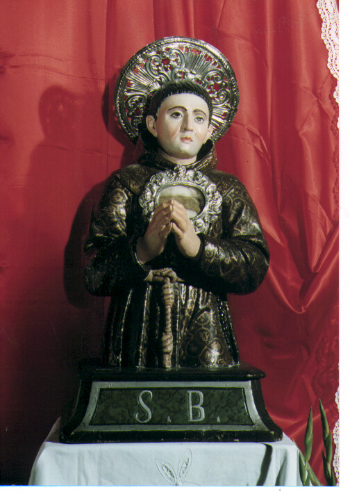 Beato Benvenuto da Gubbio (busto) - ambito Italia meridionale (fine/inizio secc. XVII/ XVIII)