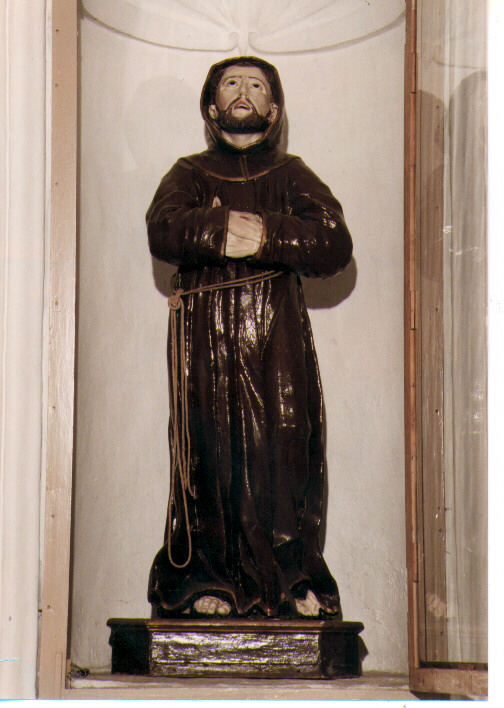 San Francesco d'Assisi (statua) - ambito Italia meridionale (prima metà sec. XVIII)