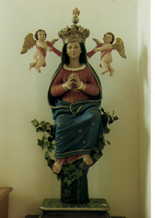 Madonna incoronata (statua) - ambito dauno (prima metà sec. XIX)