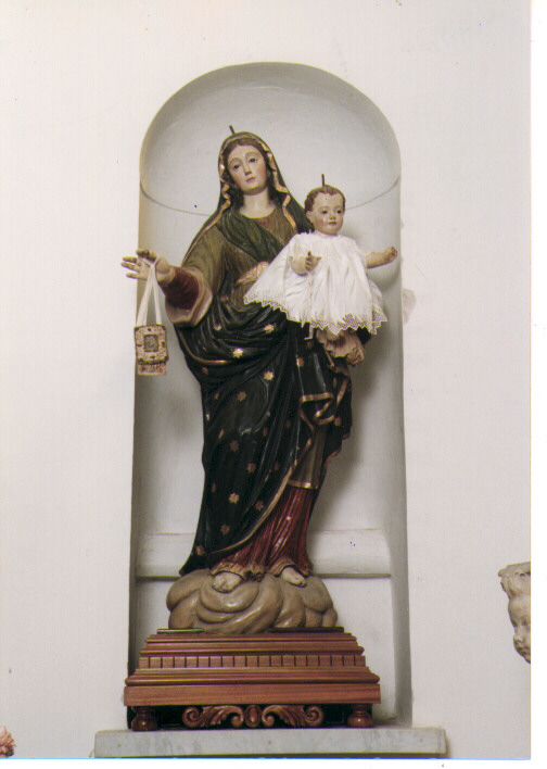 Madonna con Bambino (statua) - ambito Italia meridionale (seconda metà sec. XVIII)