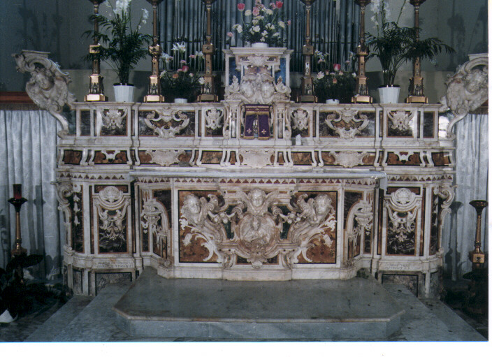 altare maggiore - ambito napoletano (sec. XVIII)