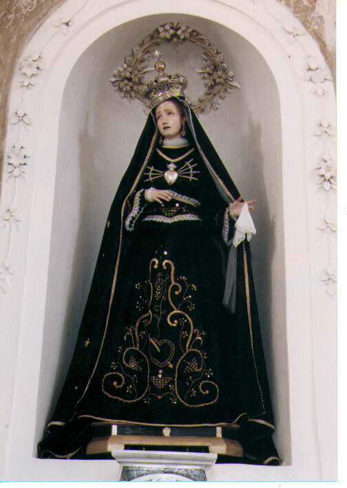 Madonna Addolorata (statua) - ambito Italia meridionale (fine/inizio secc. XIX/ XX)