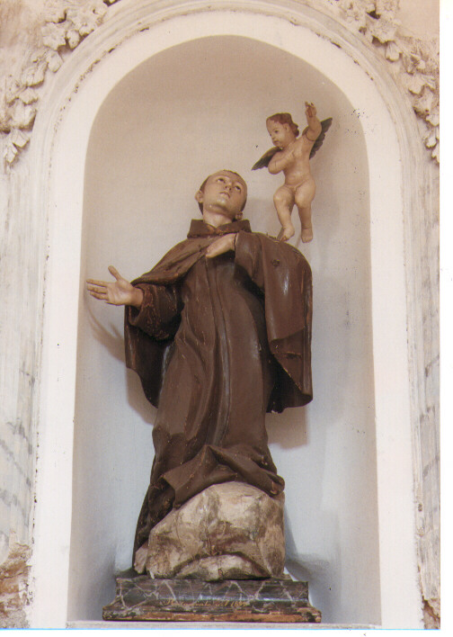 Santo francescano (statua) - ambito Italia meridionale (metà sec. XVIII)