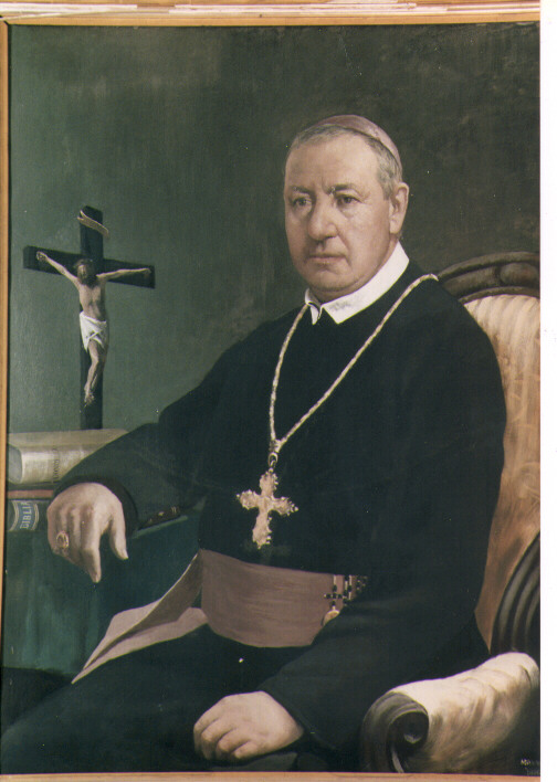 Ritratto di Monsignor Giuseppe Consenti (dipinto) di Monaco (sec. XIX)