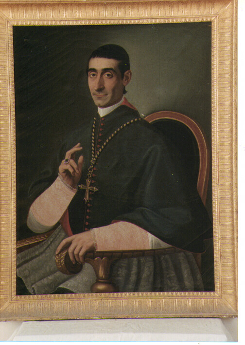 ritratto di ecclesiastico (dipinto) - ambito Italia meridionale (secc. XVIII/ XIX)
