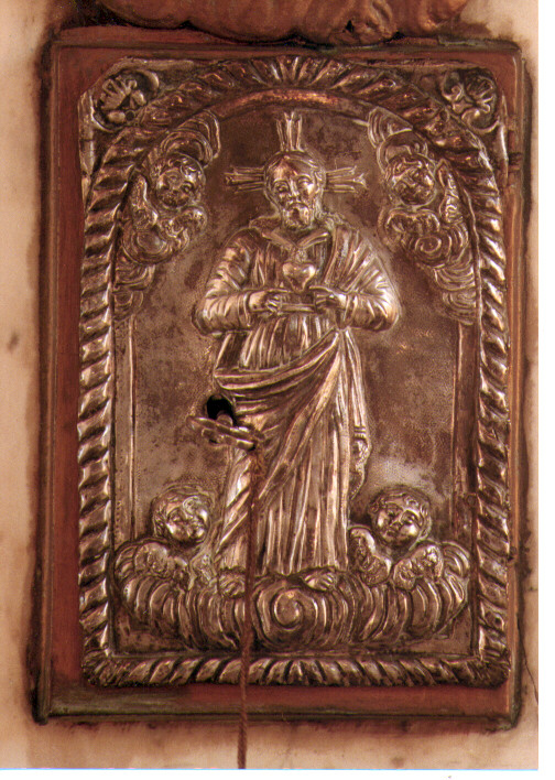 Sacro Cuore di Gesù (sportello di tabernacolo) - ambito Italia meridionale (seconda metà sec. XIX)