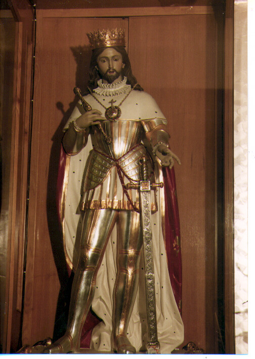 San Ferdinando (statua) di Salzano Francesco Saverio (metà sec. XIX)