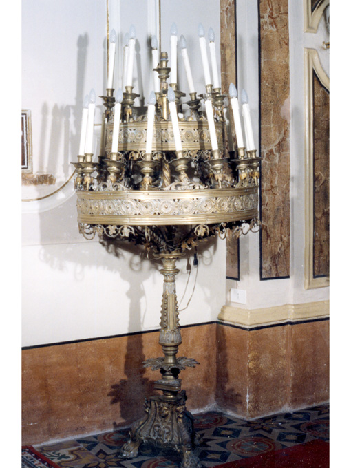 candelabro, serie - ambito Italia meridionale (secc. XIX/ XX)