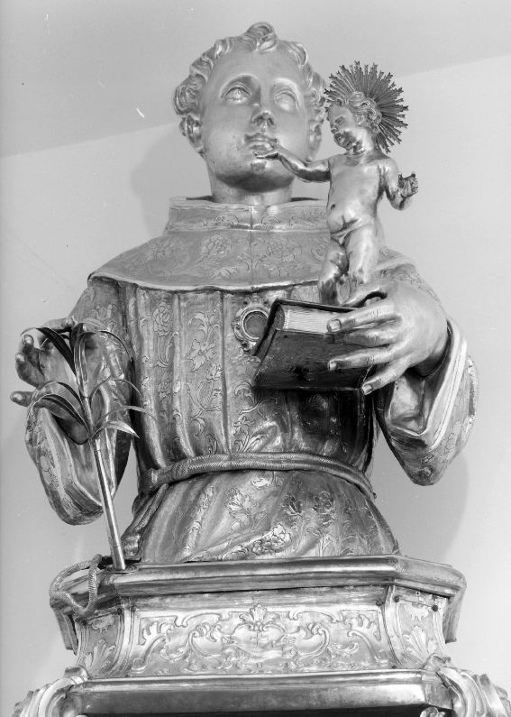 Sant'Antonio da Padova (reliquiario - a busto) - manifattura napoletana (sec. XVIII)