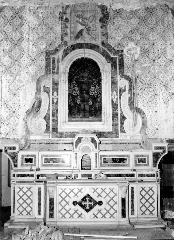 altare maggiore - ambito Italia meridionale (primo quarto sec. XX)