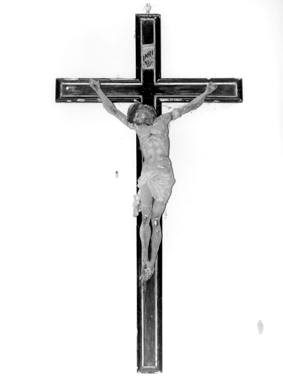 Cristo crocifisso (croce da parete) - ambito Italia meridionale (sec. XIX)