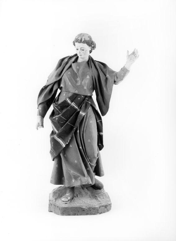 figura maschile (statuetta di presepio) - ambito Italia meridionale (secc. XIX/ XX)