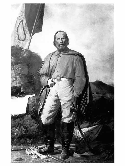 ritratto di Giuseppe Garibaldi (dipinto) di Parisi Nicola (sec. XIX)