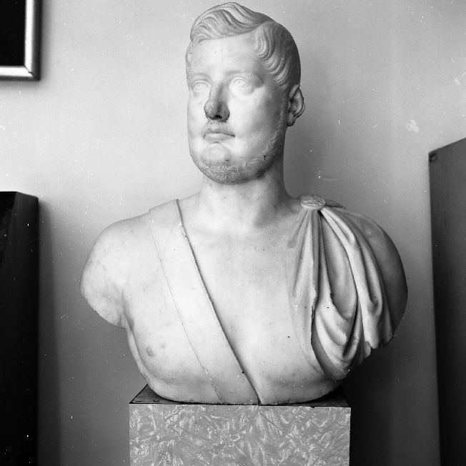 ritratto di Francesco II di Borbone (busto) - ambito napoletano (sec. XIX)