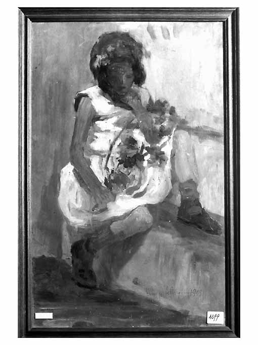 ritratto di Carmela Schingo (dipinto, opera isolata) di Schingo Luigi (sec. XX)
