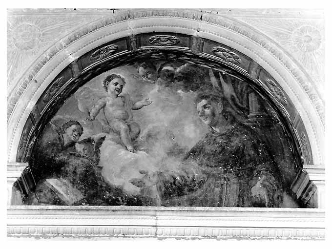visione di Sant'Antonio da Padova (dipinto) - ambito francescano (prima metà sec. XVIII)