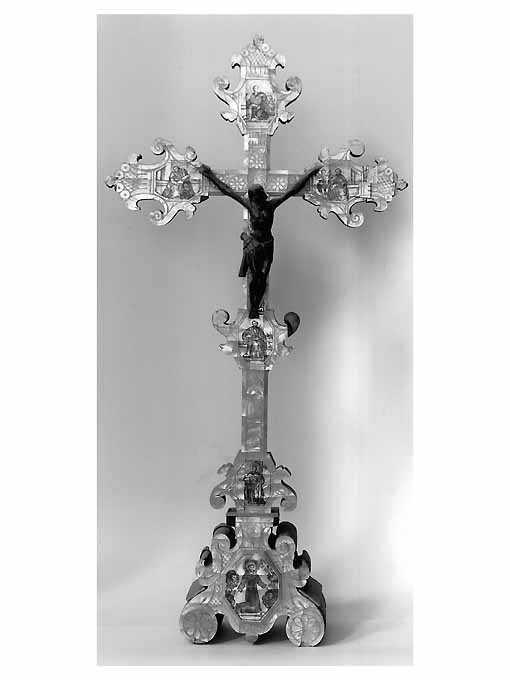 croce da tavolo - manifattura francescana (metà sec. XVIII)