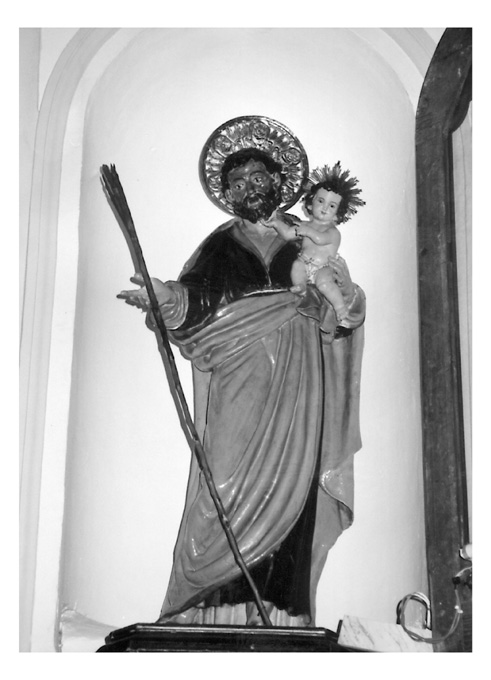 San Giuseppe e Gesù Bambino (statua) - ambito pugliese (sec. XIX)