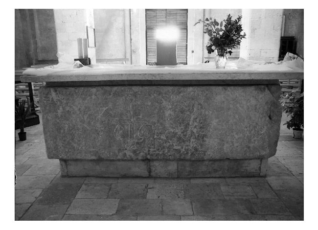sarcofago - bottega greca (sec. XI)