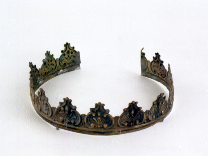 corona da statua - ambito Italia meridionale (secc. XIX/ XX)