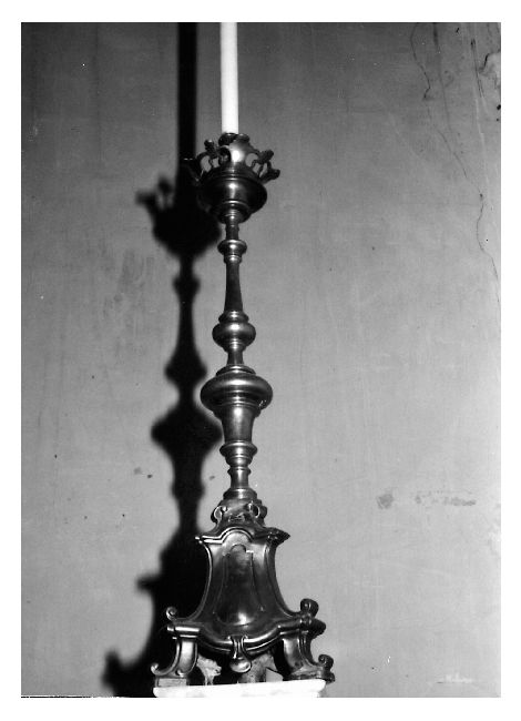 candeliere, serie - bottega Italia meridionale (secc. XVIII/ XIX)
