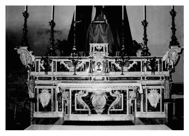 altare maggiore - ambito napoletano (sec. XVIII)