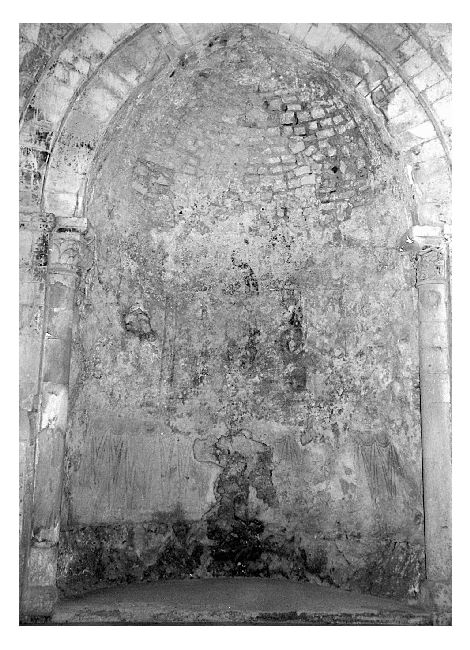 dipinto, frammento - produzione pugliese (secc. XIII/ XIV)