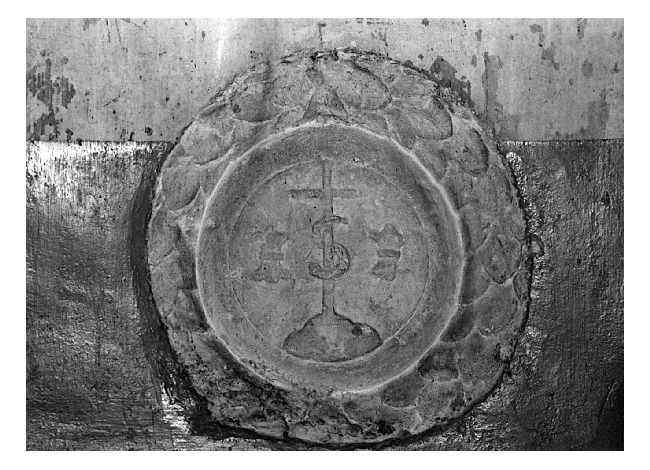 emblema benedettino (rilievo) - ambito pugliese (sec. XVIII)