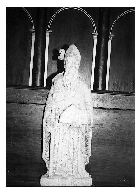 San Benedetto da Norcia (statua) - ambito pugliese (sec. XVII)