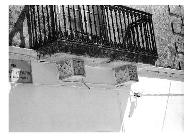 balcone - produzione pugliese (secc. XVII/ XVIII)