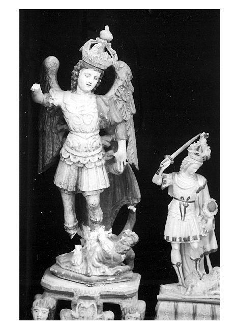 San Michele Arcangelo (statua) di Di Iasio (bottega) (sec. XVIII)
