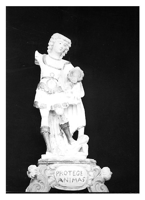 San Michele Arcangelo (statua) di Perla (bottega) (sec. XX)