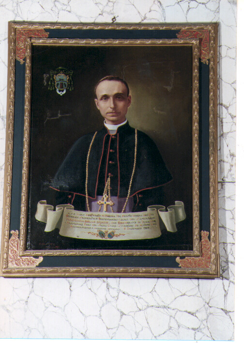 ritratto del vescovo Fortunato Maria Farina (dipinto) - ambito Italia meridionale (sec. XX)