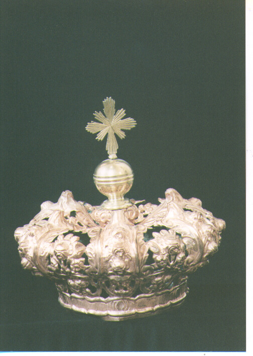 corona da statua - ambito Italia meridionale (prima metà sec. XIX)