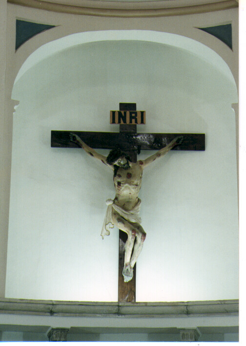 Cristo crocifisso (crocifisso) - ambito Italia meridionale (primo quarto sec. XX)