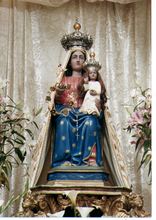 Santa Maria della Serritella, Madonna con Bambino (statua) - ambito Italia meridionale (secc. XVII/ XVIII)