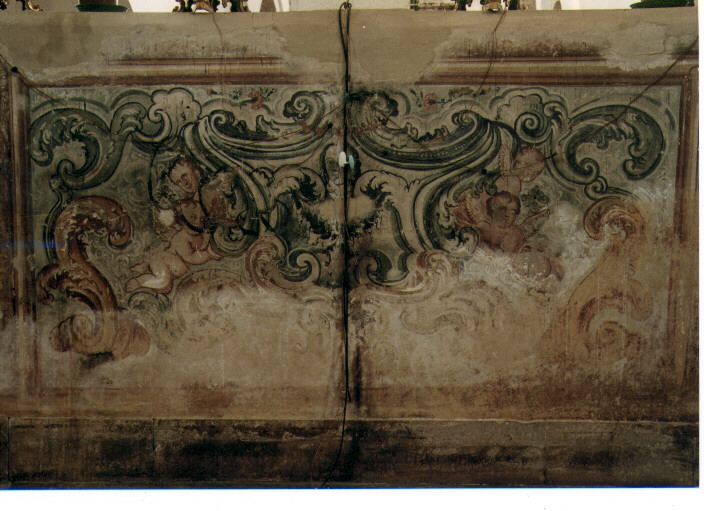 motivi decorativi a volute (dipinto) - ambito Italia meridionale (sec. XVIII)
