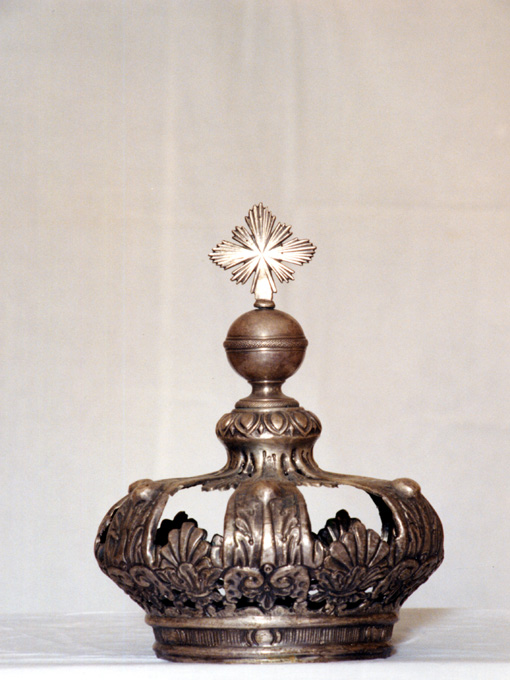 corona da statua - manifattura Italia meridionale (seconda metà sec. XIX)