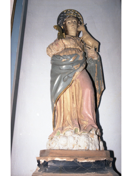 Sant'Agnese (statua) - ambito Italia meridionale (sec. XVII)